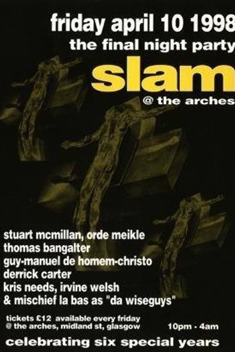Mischief La Bas as 'Da Wiseguys', Kris Needs, Stuart McMillan, Irvine Welsh, Guy-Manuel de Homem-Christo - at The Arches - Glasgow - Apr 10, 1998