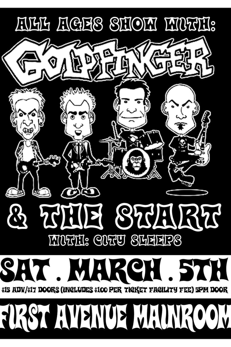 Goldfinger, City Sleeps, The Start - at First Avenue Mainroom - Minneapolis, MN - Mar 5, 2005