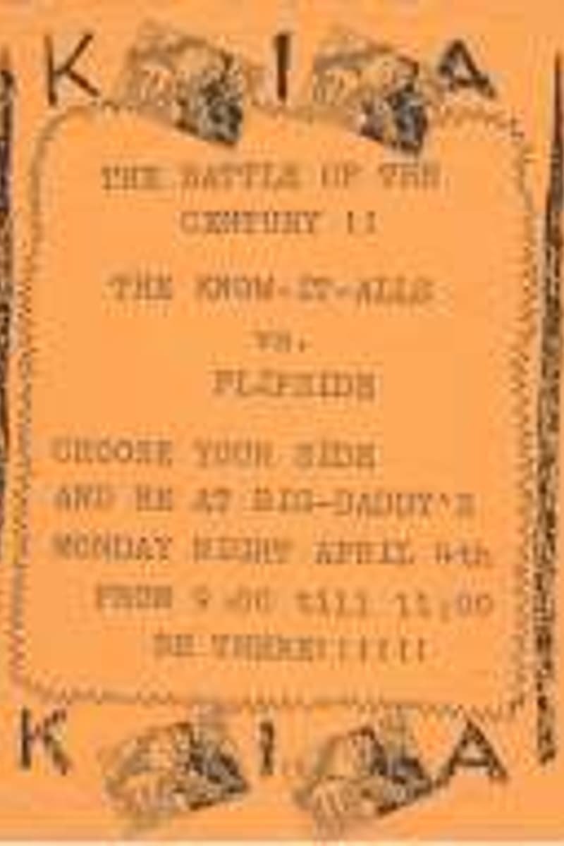 Platfids, The Know-It-Alls - at Big Daddy's - Apr 10, 1995