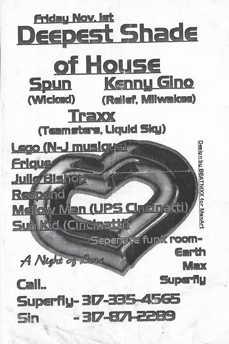 Spun, Max, Superfly, Lego, TRAXX - Cincinnati, IN - Nov 1, 1996