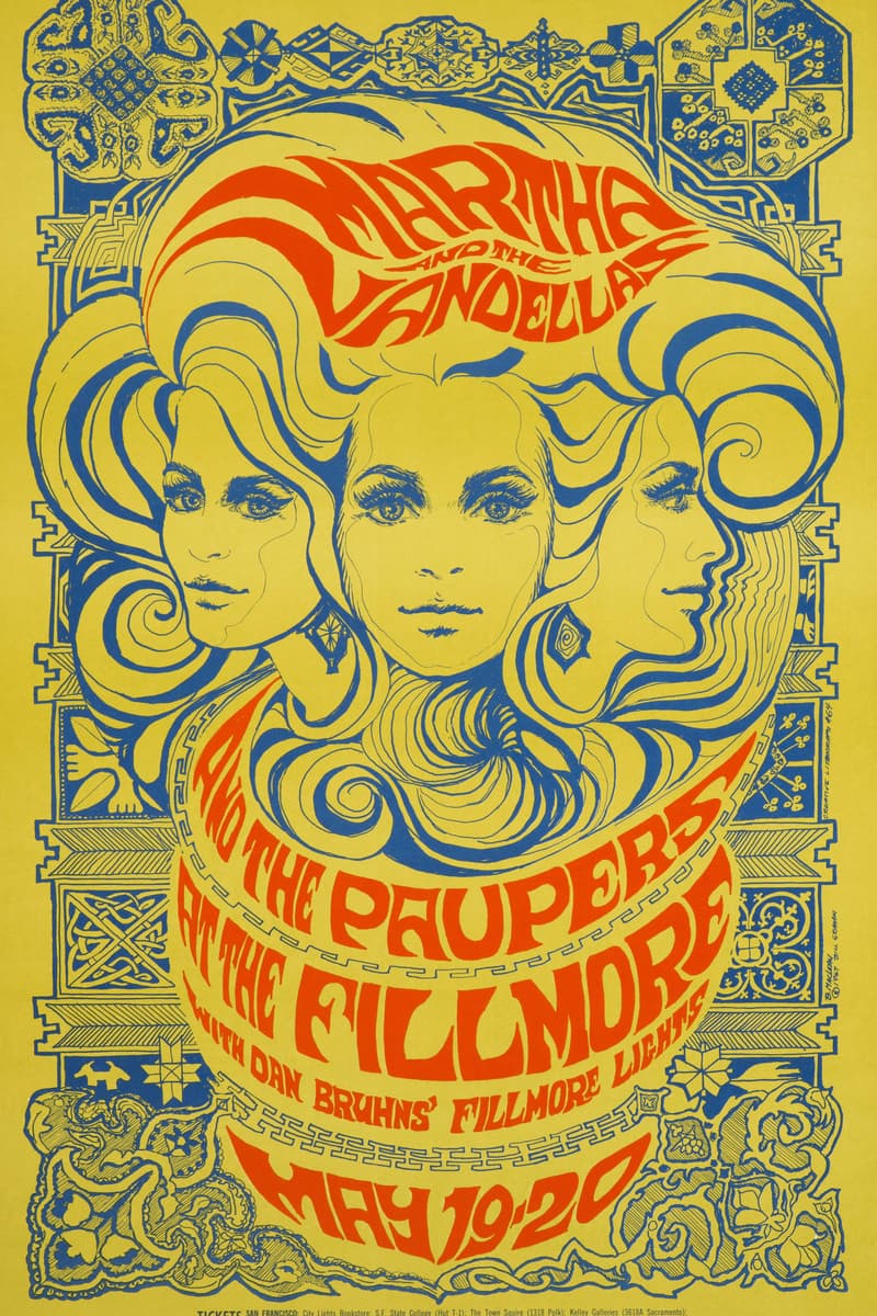 The Paupers, Martha and the Vandellas - at The Fillmore - San Francisco, CA - May 19, 1967