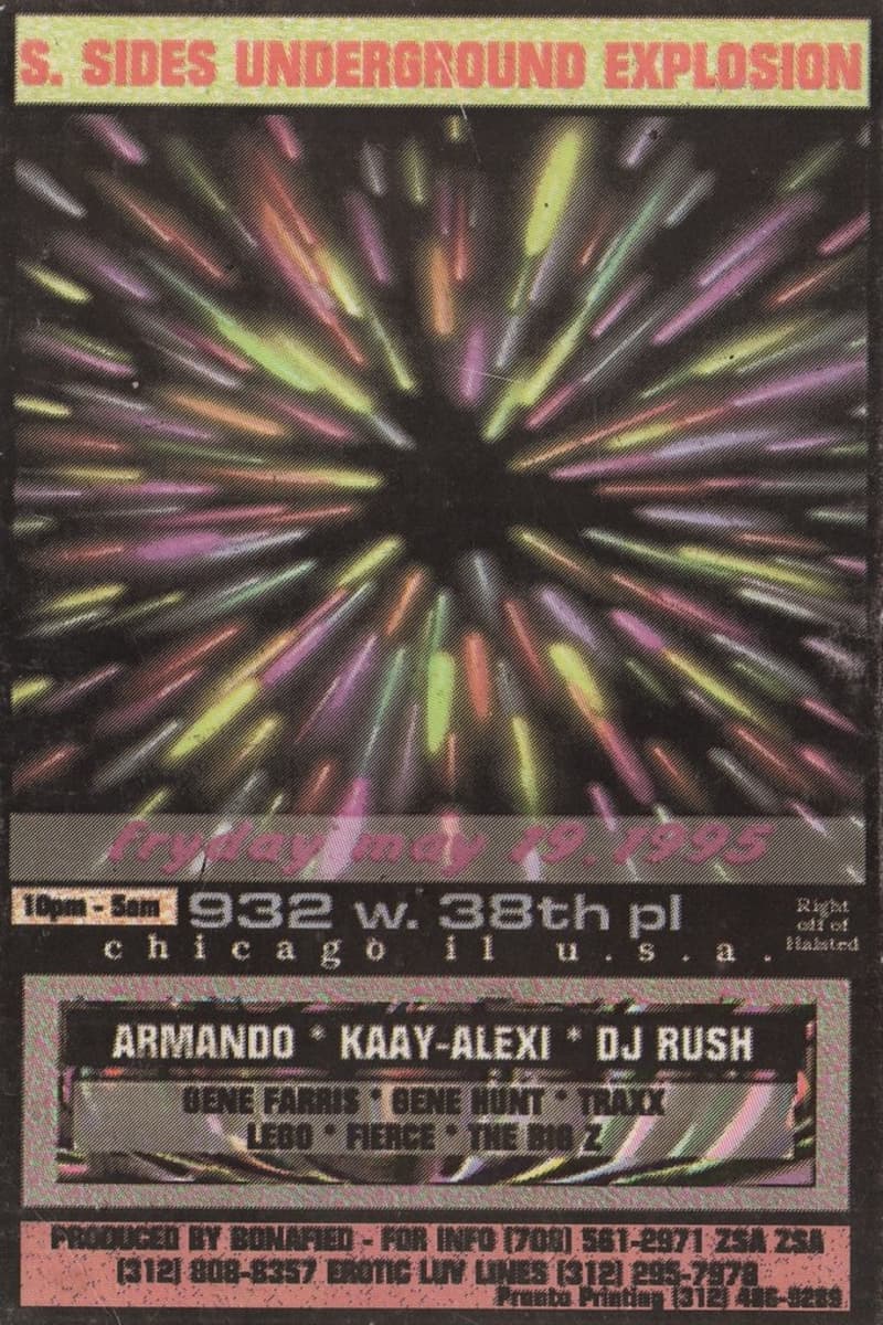 Gene Hunt, Gene Farris, TRAXX, Fierce, Lebo - Chicago, IL - May 19, 1995