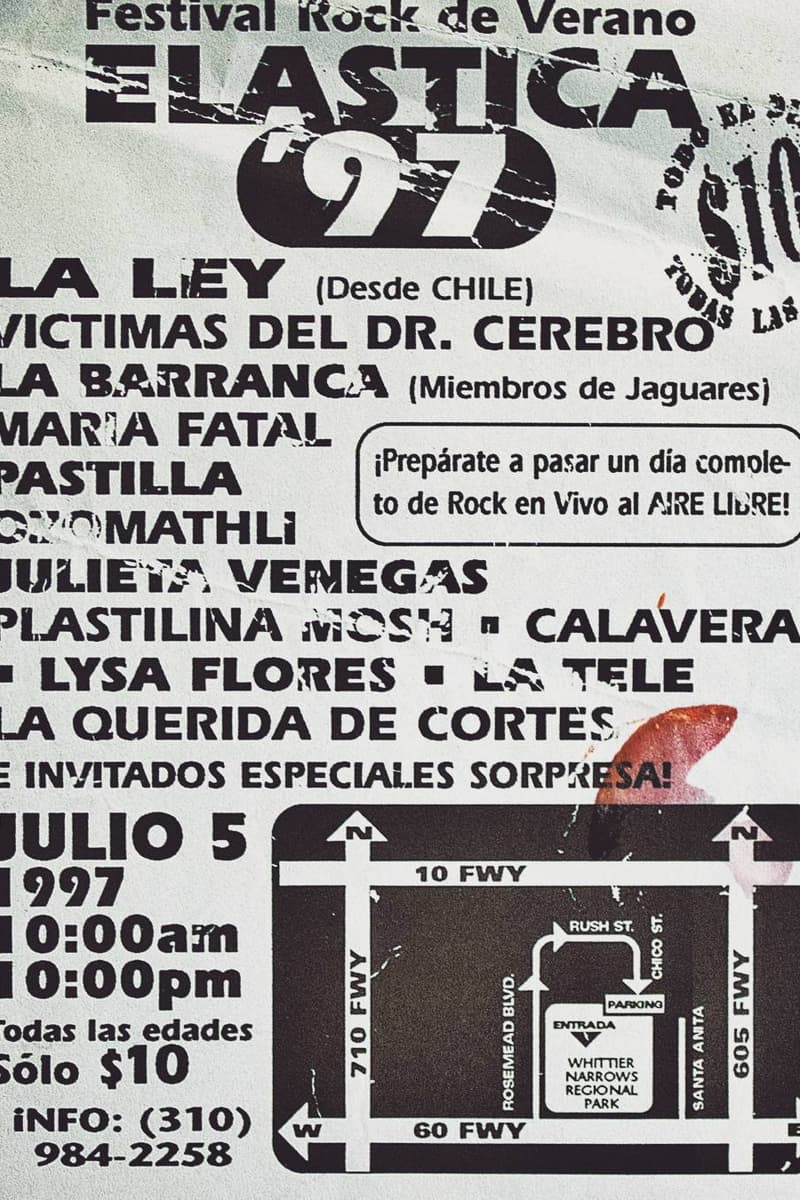 Julieta Venegas, Maria Fatal, La Barranca, Calavera, Lysa Flores - at Whittier Narrows Regional Park - Los Angeles / South El Monte area, CA - Jul 5, 1997