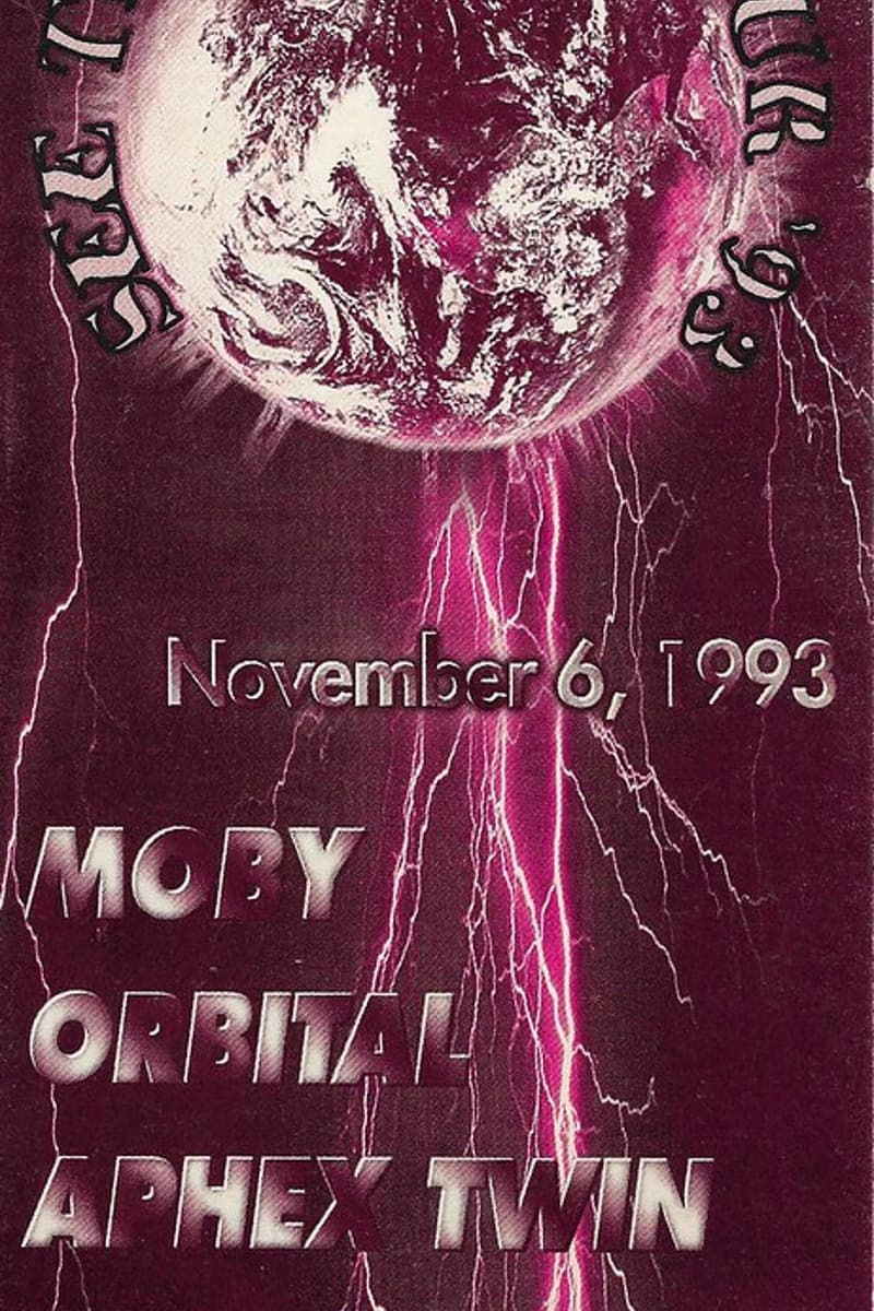 Orbital, Aphex Twin, Moby, Vapour Space - Nov 6, 1993