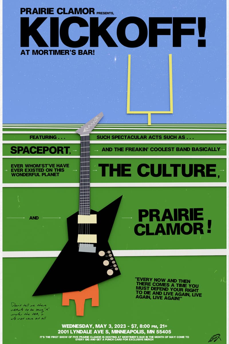 Spaceport, The Culture, Prairie Clamor - at Mortimer's Bar - Minneapolis, MN - May 3, 2023