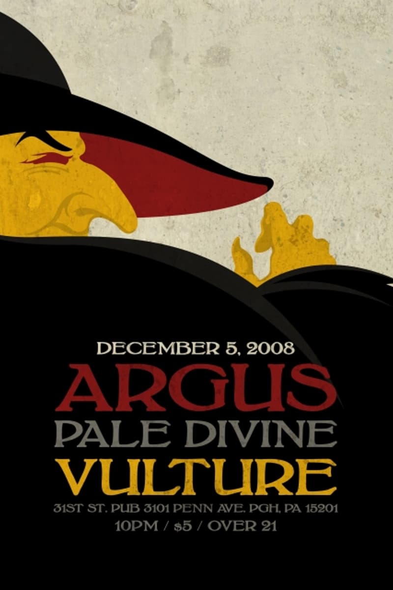 Pale Divine, Vulture, Argus - at 31st St. Pub - Pittsburgh, PA - Dec 5, 2008