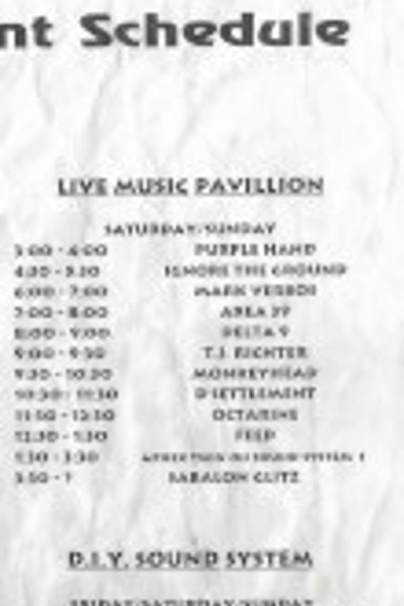 Purple Blood, Fem, Almost the Kingdom, Monkeyman, D Setting - at Live Music Pavilion