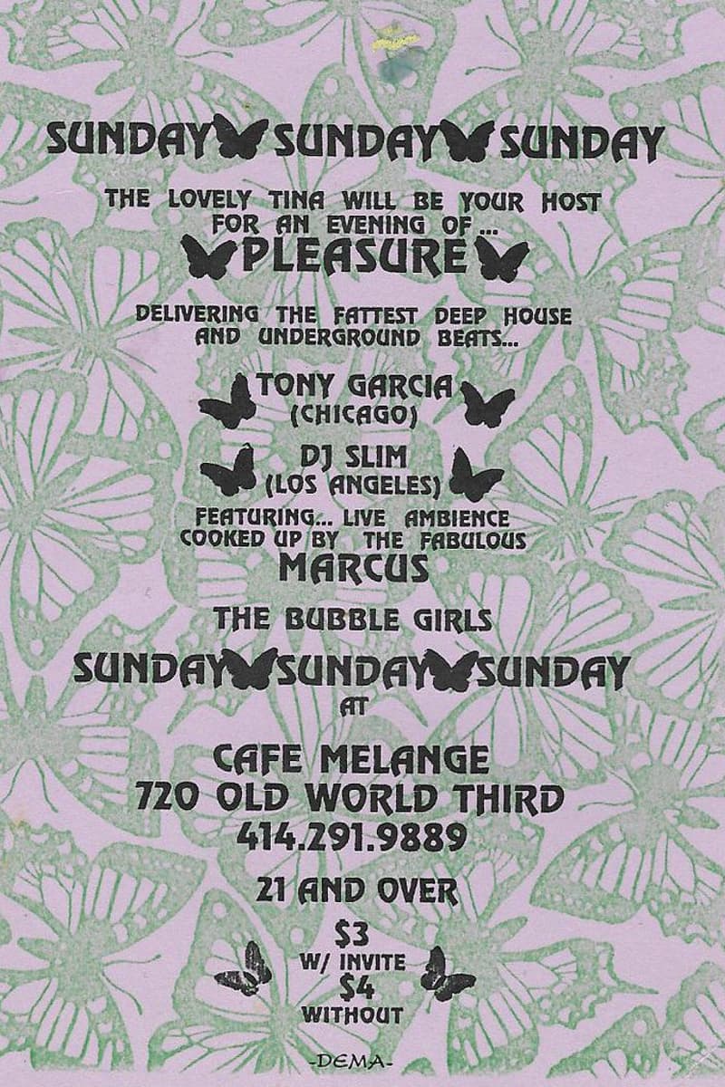 DJ Slim, Tony Garcia, Marcus, The Bubble Girls - at Cafe Melange - Milwaukee, WI