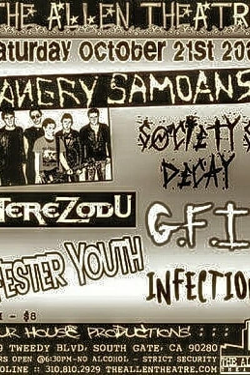 Fester Youth, Terezodu, Infection, Angry Samoans, G.F.I. - at The Allen Theatre - South Gate, CA - Oct 21, 2006