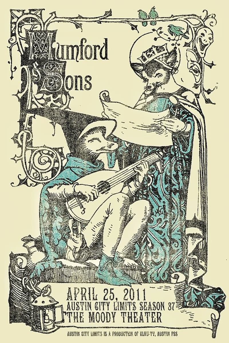 Mumford & Sons - at The Moody Theater - Austin, TX - Apr 25, 2011