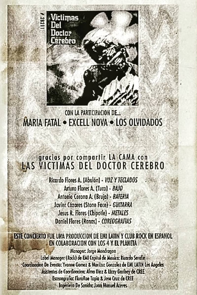 Maria Fatal, Las Victimas Del Doctor Cerebro, Los Olvidados, Excell Nova - Los Angeles, CA