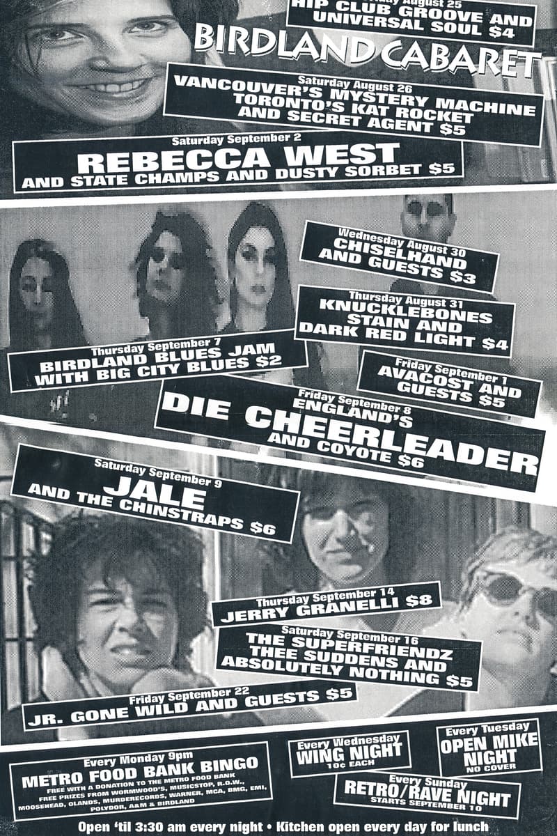 Big City Blues, Knucklebones, Jerry Granelli, Toronto's Kat Rocket, Chiselhand - Halifax