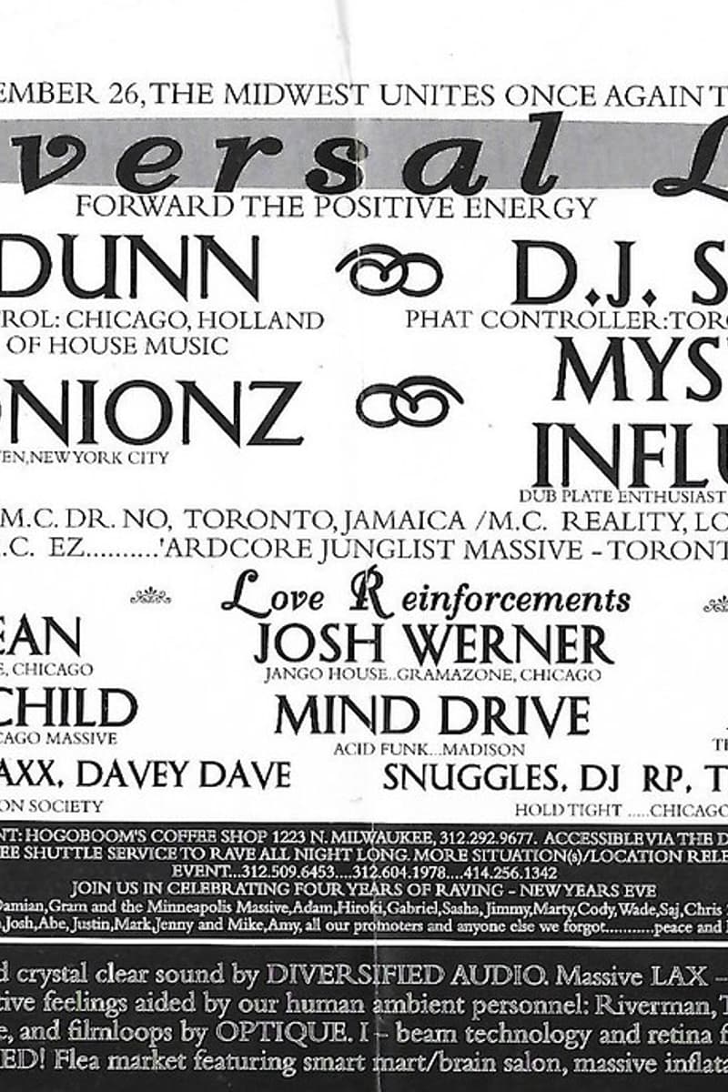 Davey Dave, AstroBoy, Mystical Influence, Matty, M.C. Dr. No - Chicago, IL - Nov 26, 1994