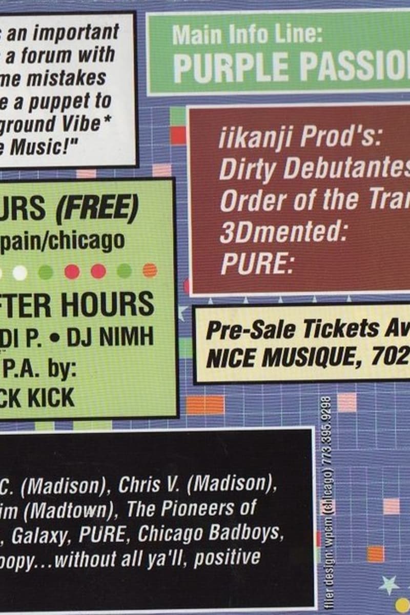 Alex & Mike & Nick Kick, DJ Toni Spain/Chicago, DJ Andi P., DJ Nimh, DJ Phonics - Madison, WI