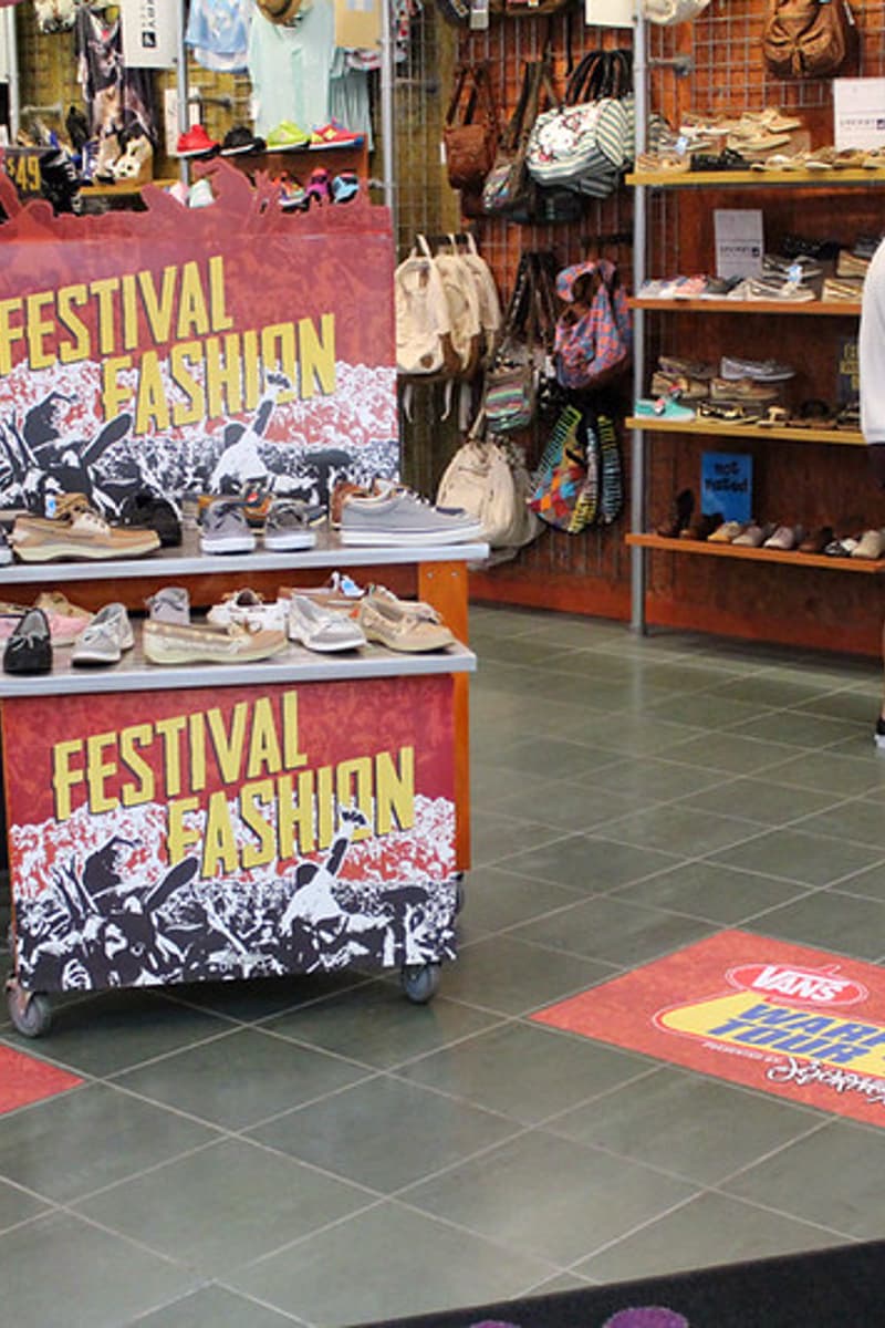 at Journeys / Vans Warped Tour display (retail store)
