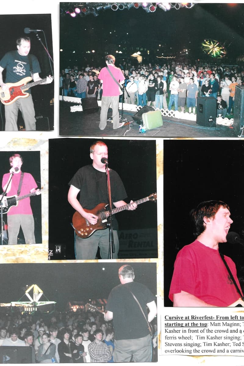 Matt Maginn, Ted Stevens, Tim Kasher, Cursive - at Riverfest