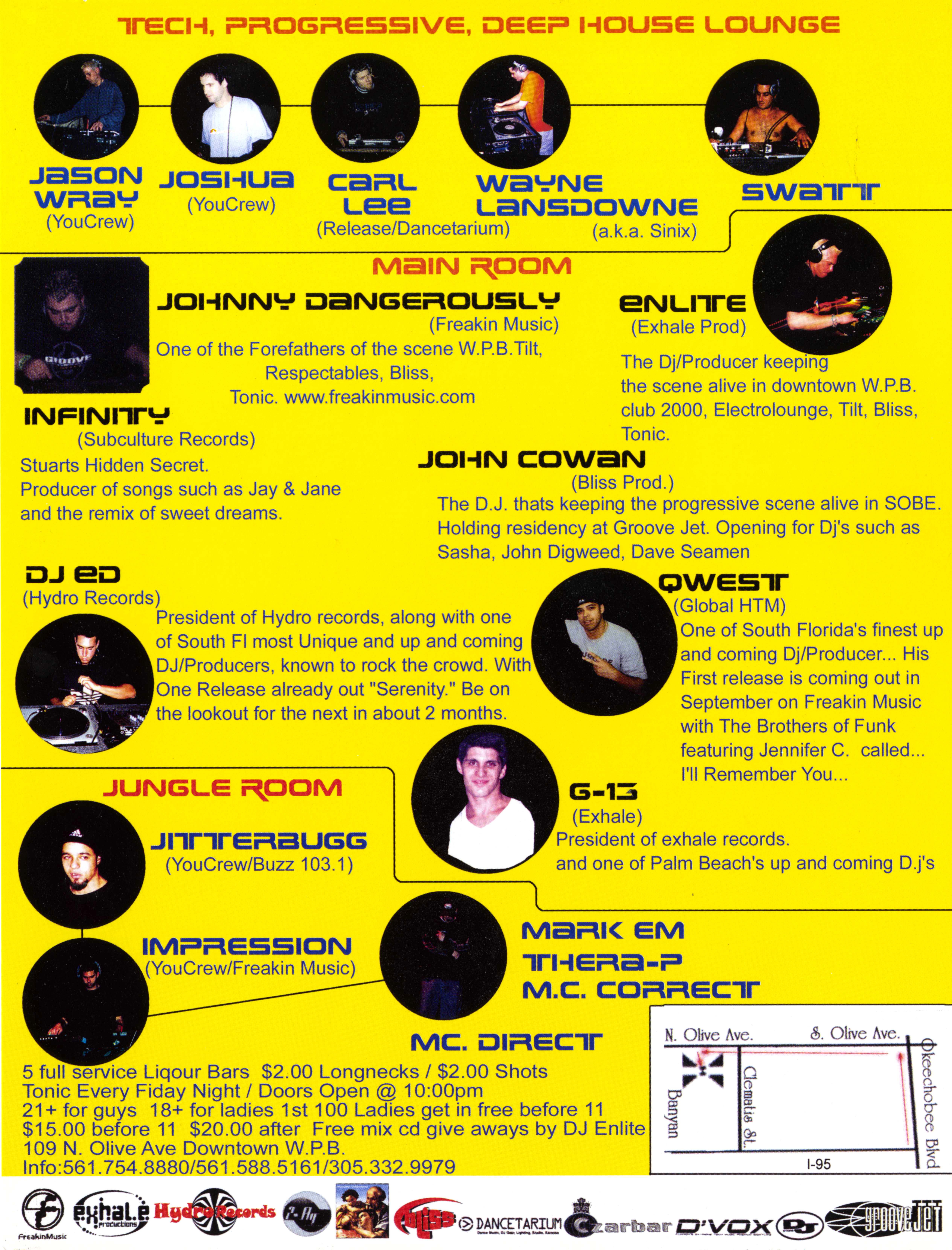 John Cowan, MC Direct, G-13, Jason Wray, Johnny Dangerously - West Palm Beach, FL