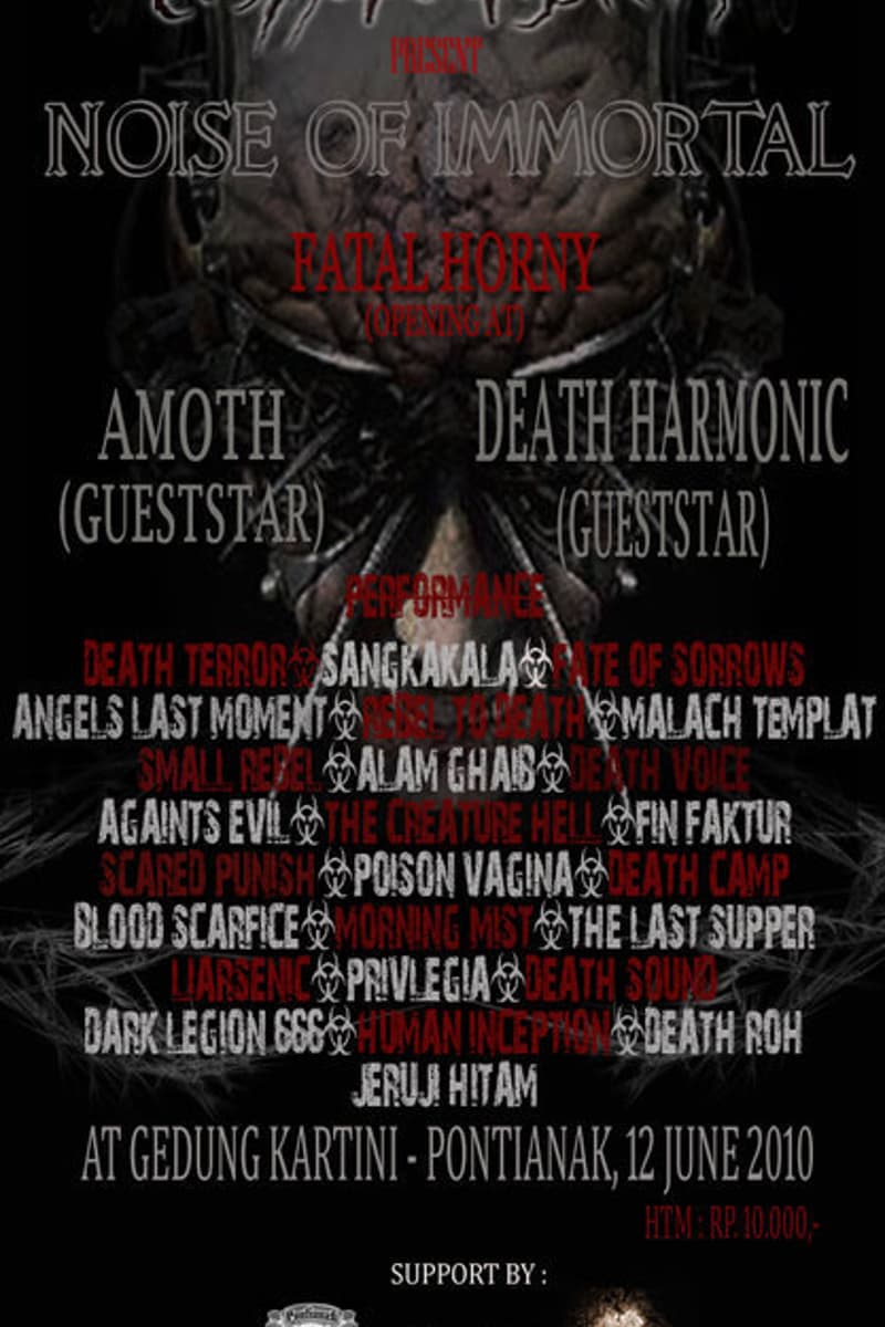Malach Templat, Jeruji Hitam, Morning Mist, Angels Last Moment, Death Roh - Pontianak - Jun 12, 2010