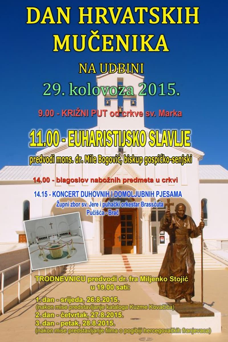 Puhački orkestar Brassčuta, Pučišća - Brač, Župni zbor sv. Jere - at Crkva sv. Marka (Church of St. Mark) - Udbina - Aug 29, 2015