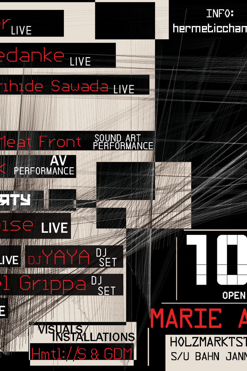 Manuel Grippa, AJa, Toysfornoise, Aidan Baker, Fonoleptyk - at Marie Antoinette - Berlin - Sep 10, 2015