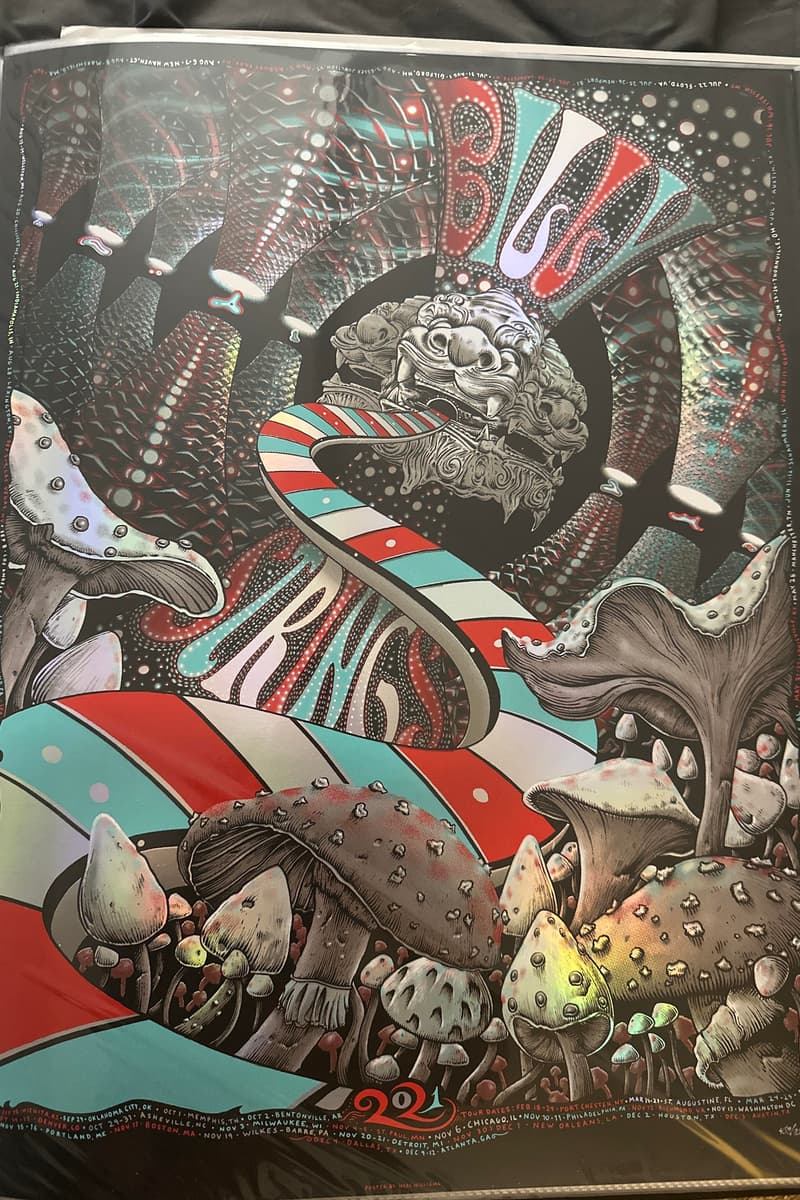 Bus, Spring - Multiple cities - tour poster, Multiple states