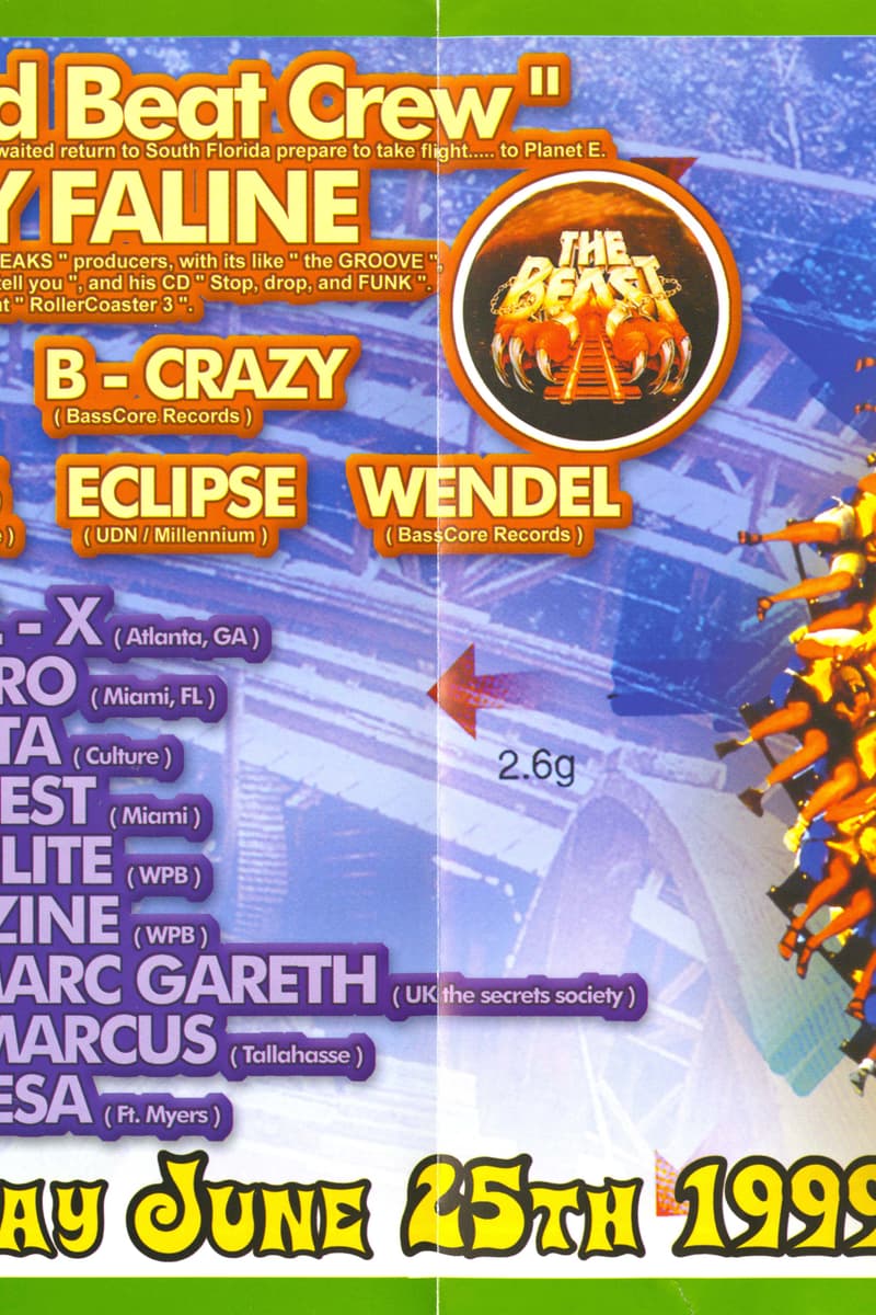 Mr Mendez, Insta, Synthetic, ELEMENT, Wendel - South Florida / Coco Beach area, FL - Jun 25, 1999