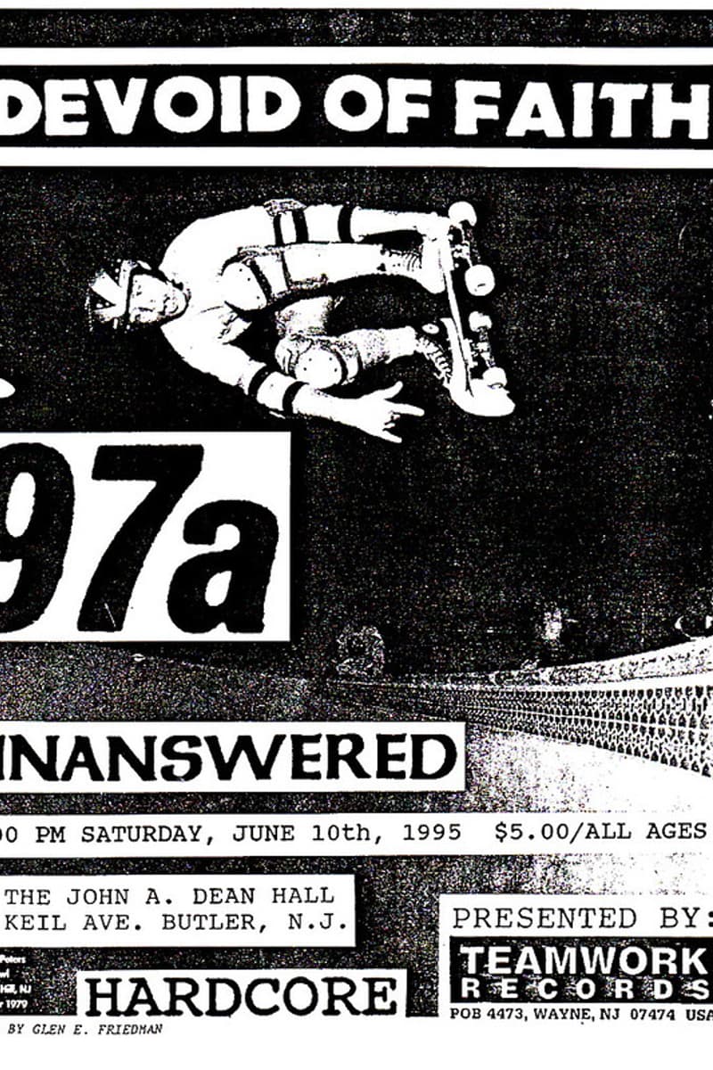 Devoid of Faith, Unanswered, 97a - at John A. Dean Hall - Butler, NJ - Jun 10, 1995