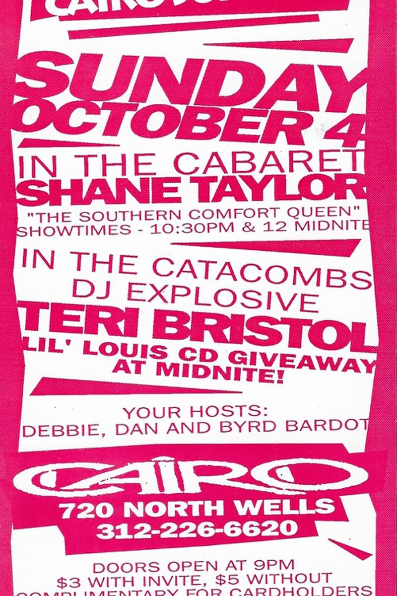DJ Explosive, Teri Bristol, Shane Taylor - at Cairo - Chicago, IL - Oct 4, 1992