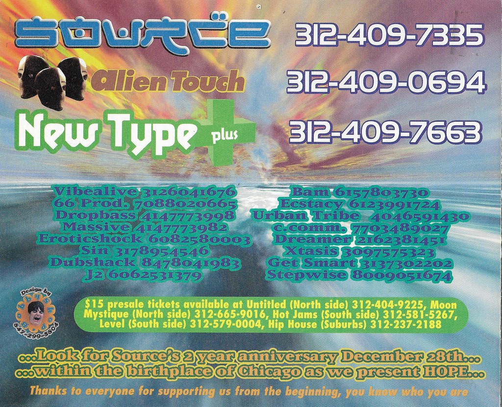 Alien Touch, New Type Plus, Source - at Untitled (North side) - Chicago, IL