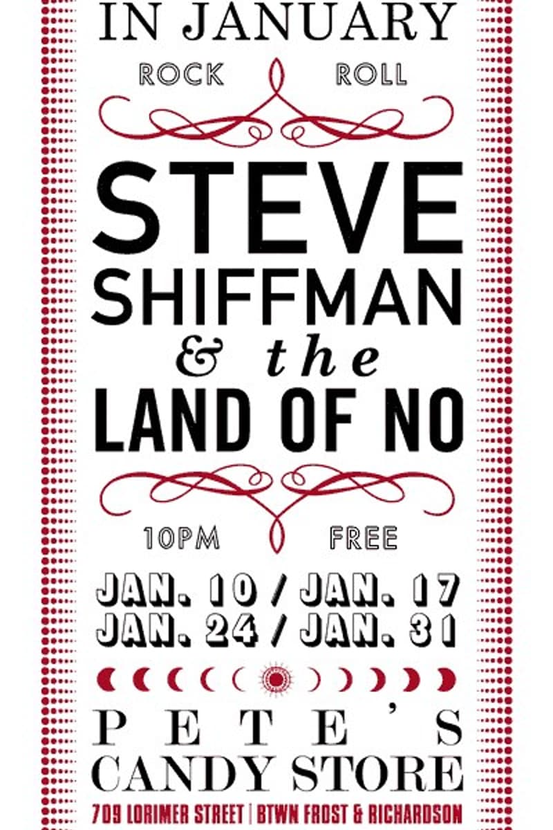Steve Shiffman & the Land of No - at Pete's Candy Store - Williamsburg, Brooklyn, NY
