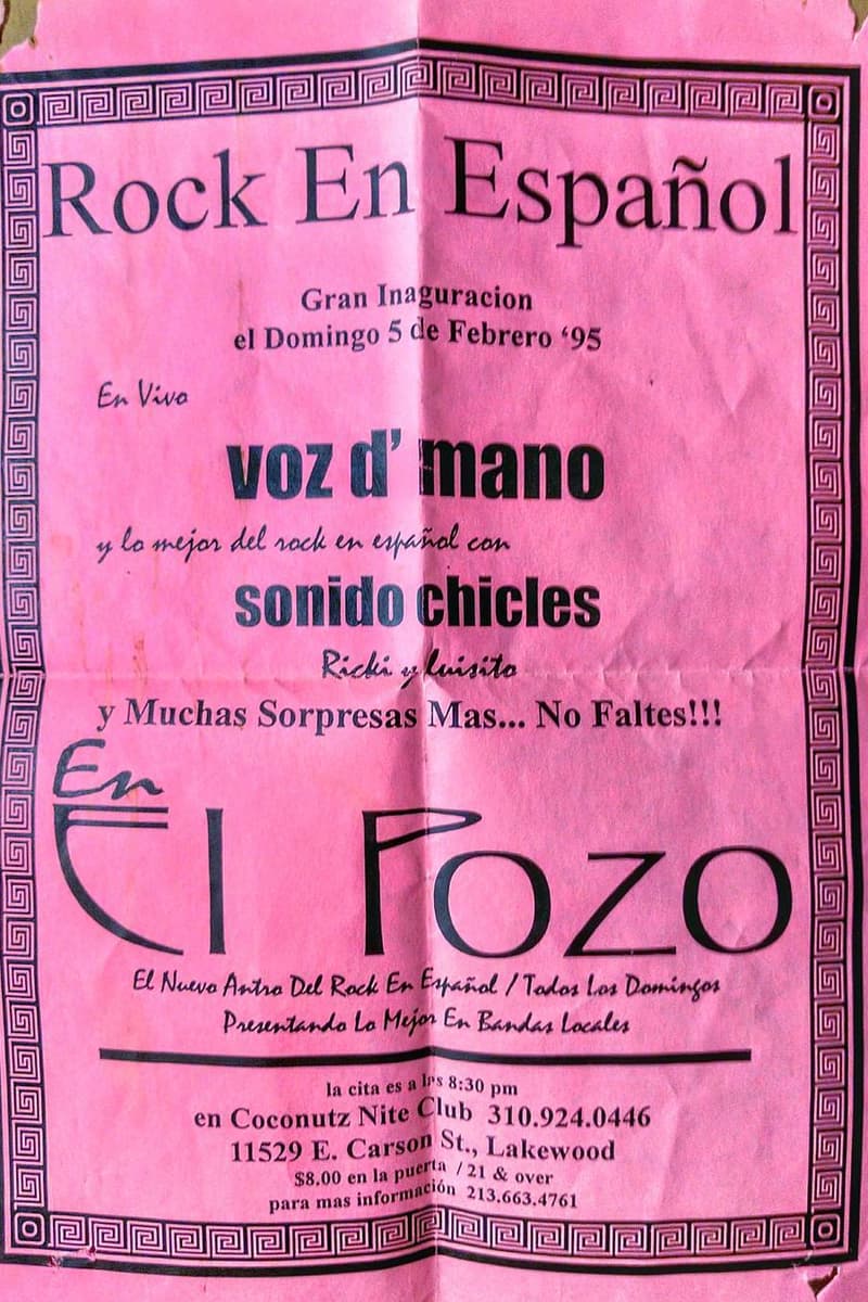 Voz D' Mano, Sonido Chicles, Ricki y Luisito - at El Pozo (at Coconutz Nite Club) - Lakewood, CA - Feb 5, 1995