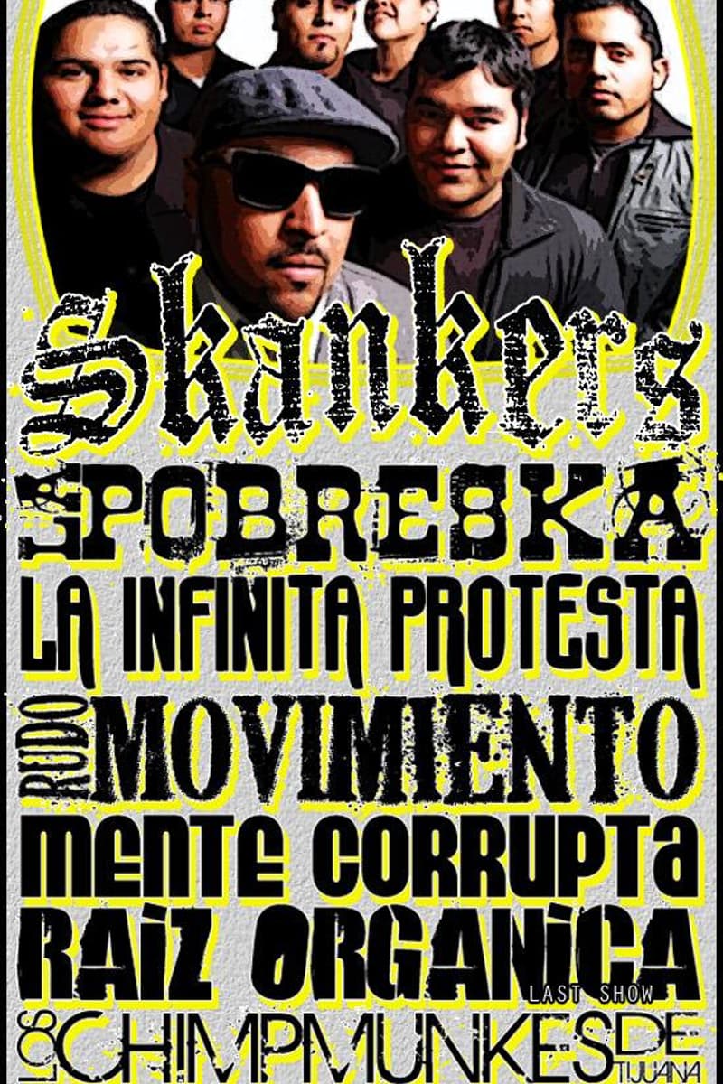 La Infinita Protesta, Rudo Movimiento, Mente Corrupta, Los Chimpmunkes de Tijuana, South Central Skankers - at Jukebox Los Angeles / Salon Acapulco (3rd Floor) - Los Angeles, CA - Feb 6, 2010