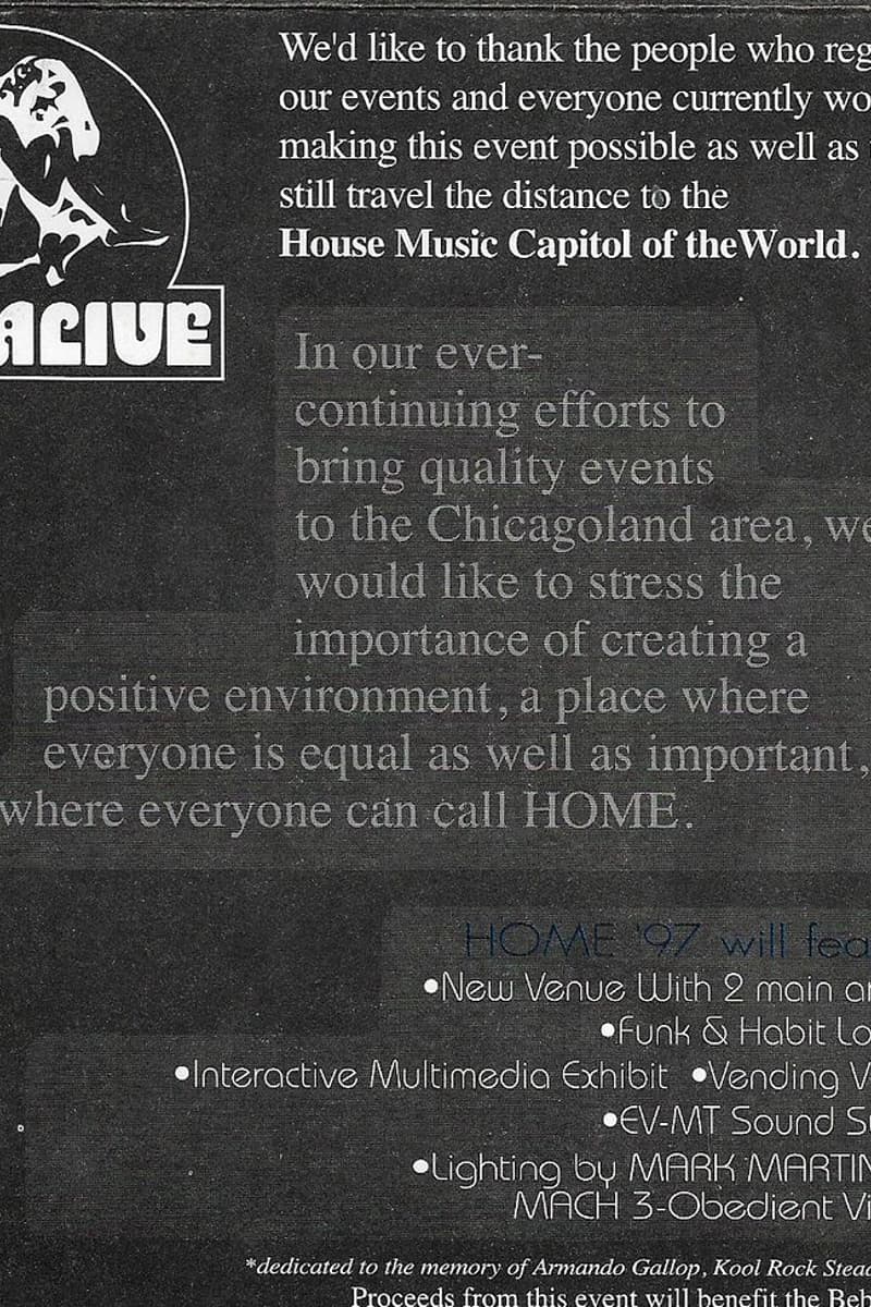 Mach 3-Obedient Visuals, Mark Martin - at HOME '97 - Chicago, IL - Jan 1, 1997