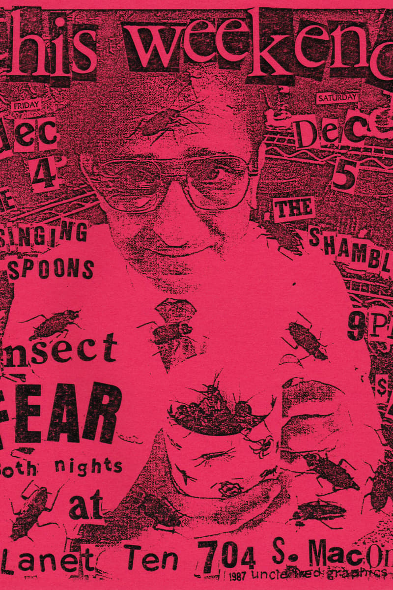 The Shambles, The Singing Spoons, Insect Fear - at Planet Ten - Dec 4, 1987