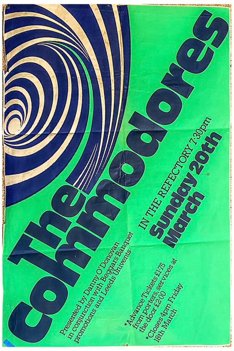 The Commodores - at The Refectory - Leeds - Mar 20, 1977