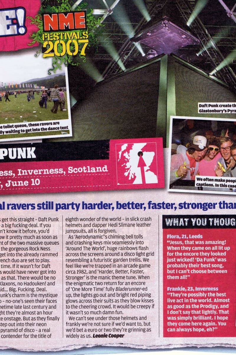 Klaxons, Hadouken!, Daft Punk, 2manyDJs - at Rock Ness Festival - Inverness, Scotland - Jun 10, 2007
