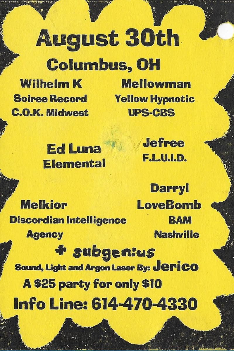 Ed Luna, C.O.K. Midwest, Discordian Intelligence Agency, BAM Nashville, LoveBomb - Columbus, OH