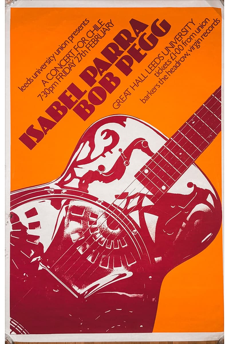 Bob Pegg, Isabel Parra - at Great Hall Leeds University - Leeds - Feb 27, 1976