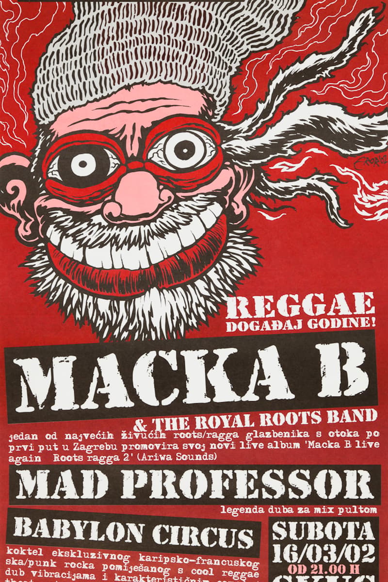 Babylon Circus, Mad Professor, Macka B, The Royal Roots Band - at SKUC Dvorana Pauk - Zagreb - Mar 16, 2002