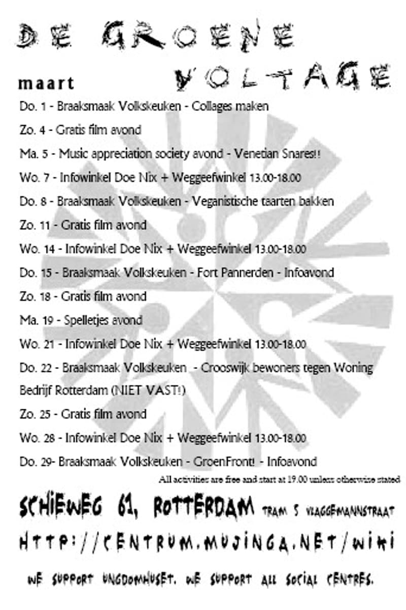 Venetian Snares, GroenFront - at De Groene Voltage - Rotterdam