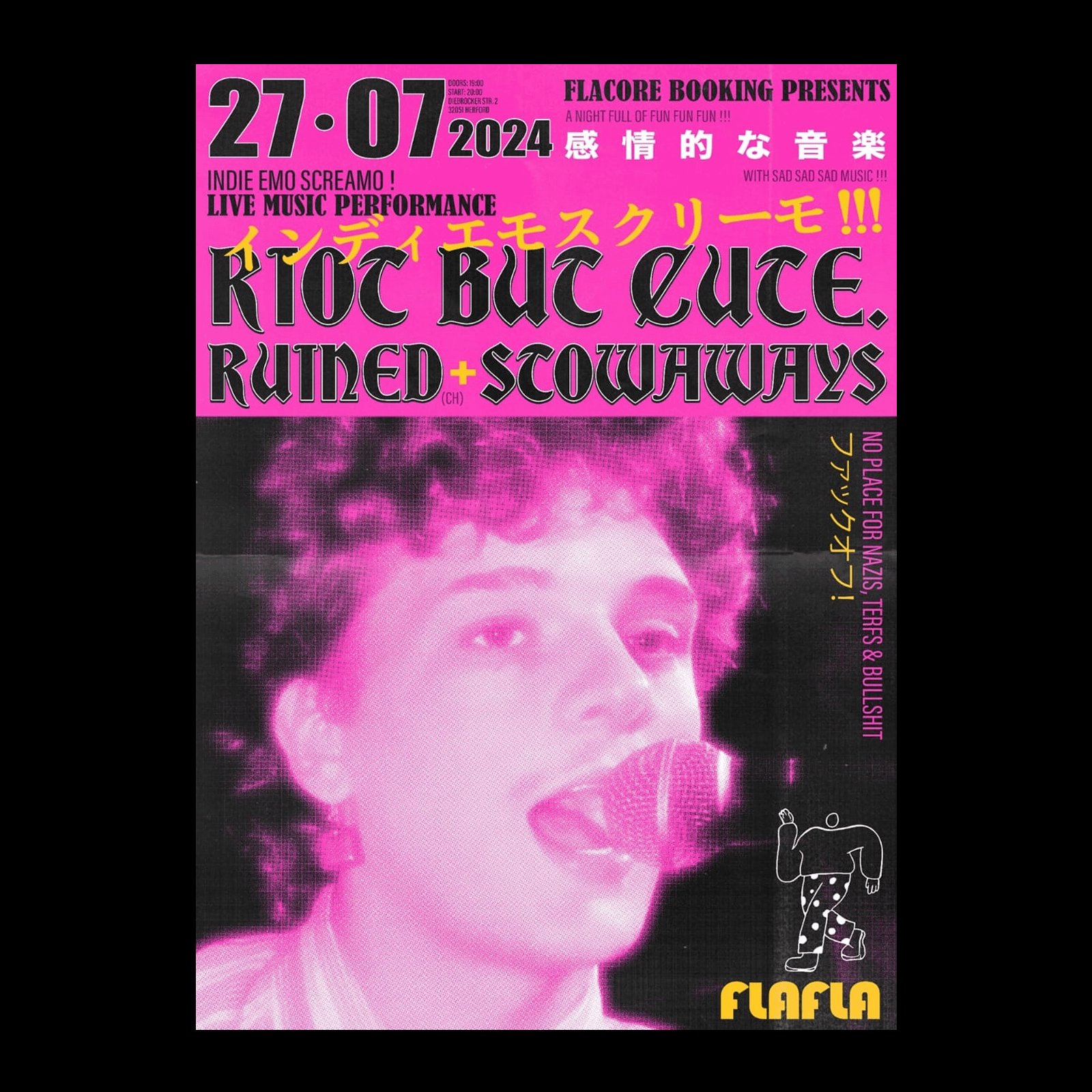 Ruined (CH), Riot But Cute., Stowaways - at Flafla - Jul 27, 2024