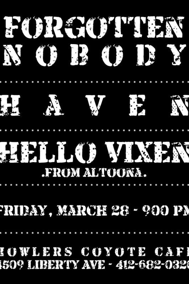 Hello Vixen, Haven, Forgotten Nobody - at Howlers Coyote Cafe - Pittsburgh, PA - Mar 28, 2008