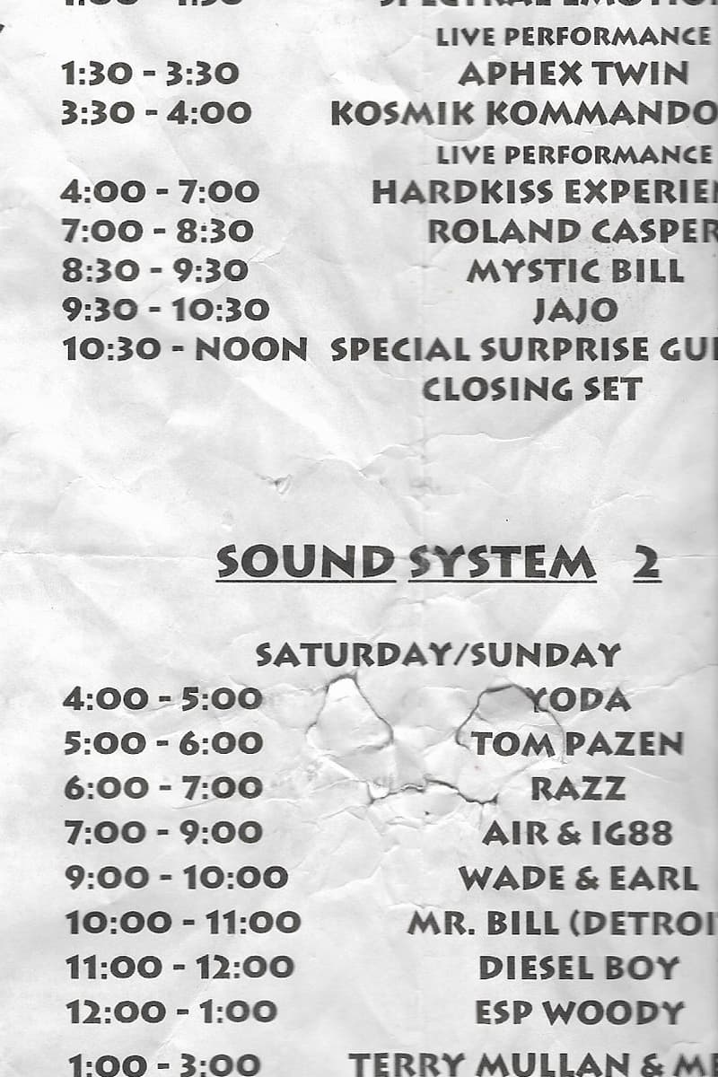 Hoschi, Aphex Twin, Micro, Air & IG88, Adam X