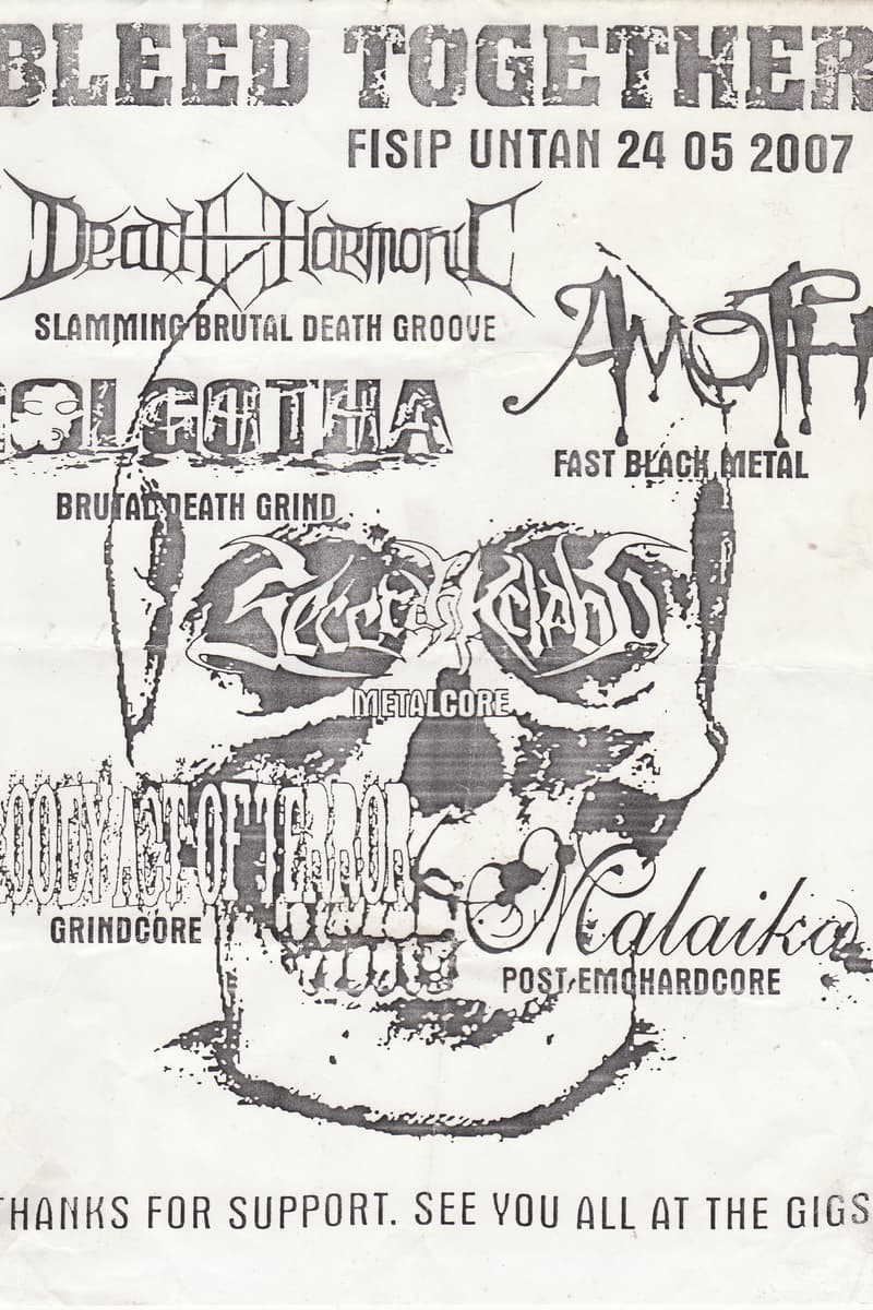 Ellerikland, Amoth, Death Harmonic, Malaika, Bloody Age of Terror - at FISIP UNTAN - May 24, 2007