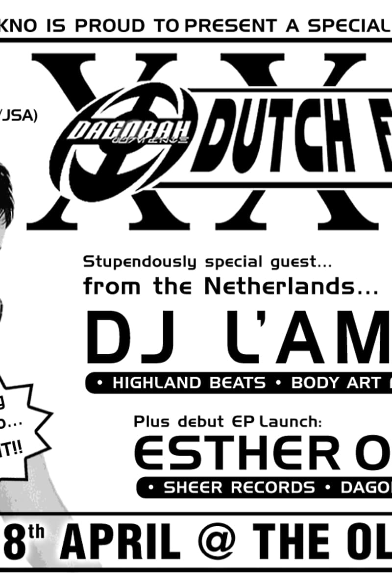 DJ L'Amour, Filthy Residents, Esther Ofei - at The Old Angel - Nottingham - Apr 28, 2001