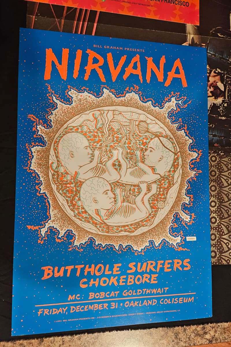 Nirvana, Butthole Surfers, Chokebore - at Oakland Coliseum - Oakland, CA - Dec 31, 1993