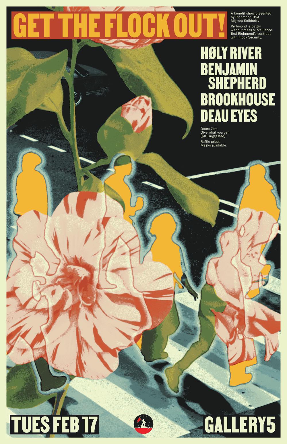 Benjamin Shepherd, Brookhouse, Deau Eyes, Høly River - at Gallery 5 - Richmond, VA - Feb 17, 2025