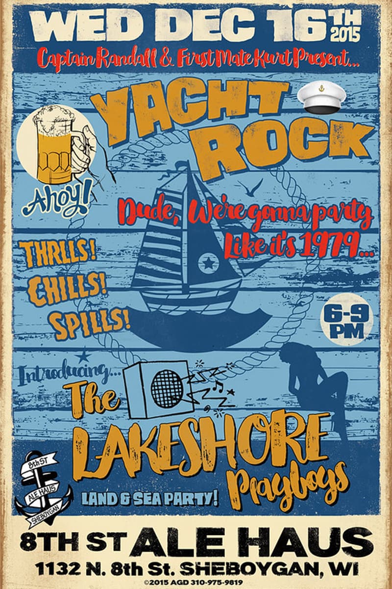 The Lakeshore Playboys - at 8th St Ale Haus - Sheboygan, WI - Dec 16, 2015