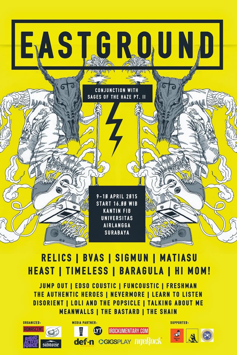 The Bastard, Baragula, Jump Out, Relics, Talking About Me - Surabaya - Apr 9, 2015