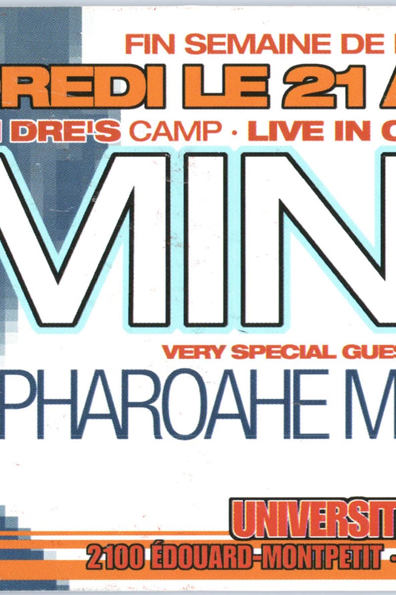 Pharoahe Monch, Eminem - at Université de Montréal - CEPSUM - Montréal, QC - Apr 21, 2000